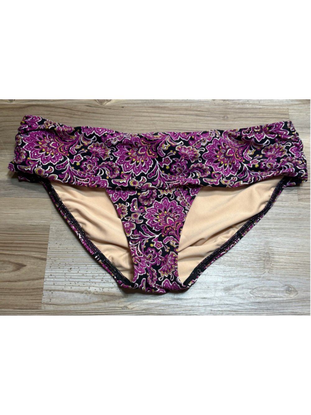 Women's Lands' End Paisley Print Tankini Swimsuit Set top Sz 10/bottoms Sz 8 - Picture 10 of 16